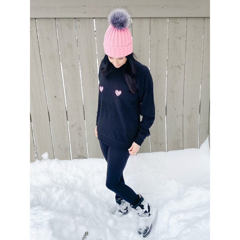 Pom Pom Beanie - Candy Pink